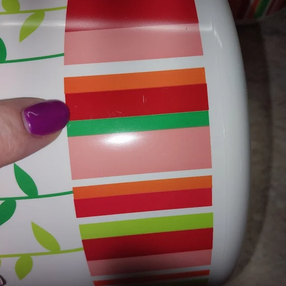 Floral hearts Tupperware canister set